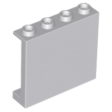 LEGO 60581 Light Bluish Gray Panel 1 x 4 x 3 with Side Supports - Hollow Studs, 35323, 87543